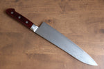 Seisuke VG10 33 Layer Mirrored Finish Damascus Gyuto  210mm Red Pakka wood Handle - Japannywholesale