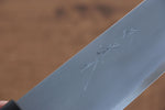 Jikko White Steel No.2 Santoku  180mm Shitan Handle - Japannywholesale