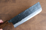 Kyohei  Shindo Blue Steel Black Finished Nakiri  165mm Live oak Lacquered Handle - Japannywholesale