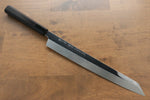 Sakai Takayuki Hien Blue Steel No.2 Honyaki Mirrored Finish Kiritsuke Yanagiba  300mm Ebony Wood Handle with Sheath - Japannywholesale