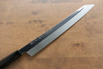 Sakai Takayuki Hien Blue Steel No.2 Honyaki Mirrored Finish Kiritsuke Yanagiba  300mm Ebony Wood Handle with Sheath - Japannywholesale