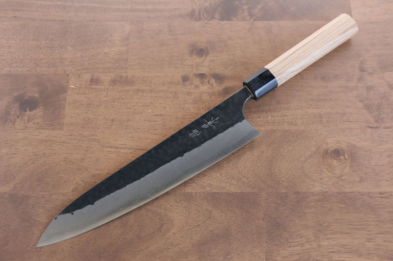 Masakage Koishi Blue Super Black Finished Gyuto  240mm American Cherry Handle - Japannywholesale