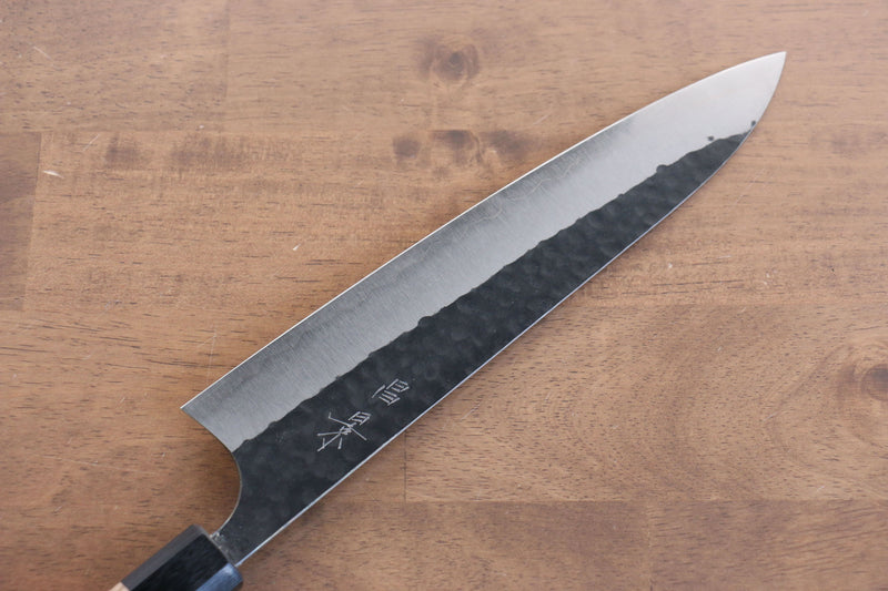 Masakage Koishi Blue Super Black Finished Gyuto  240mm American Cherry Handle - Japannywholesale