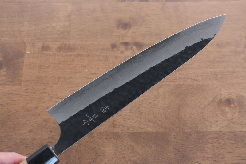 Masakage Koishi Blue Super Black Finished Gyuto  240mm American Cherry Handle - Japannywholesale