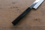 Sakai Takayuki Hien Blue Steel No.2 Honyaki Mirrored Finish Kiritsuke Yanagiba  300mm Ebony Wood Handle with Sheath - Japannywholesale