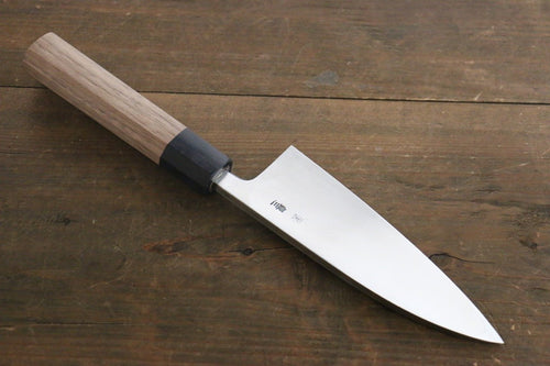 Shigeki Tanaka Silver Steel No.3 Deba  180mm Walnut Handle - Japannywholesale