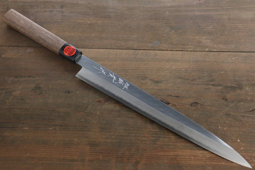 Shigeki Tanaka Silver Steel No.3 Yanagiba  300mm Walnut Handle - Japannywholesale