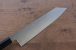 Jikko Honyaki White Steel No.3 Kasumitogi Kiritsuke Gyuto  210mm Ebony Wood Handle - Japannywholesale