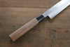 Shigeki Tanaka Silver Steel No.3 Yanagiba  300mm Walnut Handle - Japannywholesale