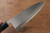 Jikko Silver Steel No.3 Deba  165mm Shitan Handle - Japannywholesale