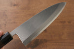 Jikko Silver Steel No.3 Deba  165mm Shitan Handle - Japannywholesale