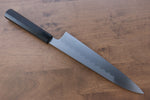 Jikko Honyaki White Steel No.3 Kasumitogi Gyuto  240mm Ebony Wood Handle - Japannywholesale