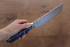 Kunihira Sairyu VG10 Damascus Nakiri  165mm Blue Pakka wood Handle - Japannywholesale