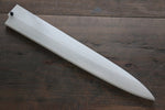 Magnolia Saya Sheath for Yanagiba Sashimi Knife with Plywood Pin - 240mm - Japannywholesale