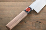 Shigeki Tanaka Silver Steel No.3 Nashiji Gyuto  180mm Walnut Handle - Japannywholesale