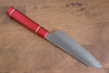 Sakai Takayuki VG10 33 Layer Damascus Kengata Santoku  160mm Live oak Lacquered (Kouseki) Handle - Japannywholesale