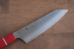 Sakai Takayuki VG10 33 Layer Damascus Kengata Santoku  160mm Live oak Lacquered (Kouseki) Handle - Japannywholesale