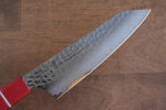 Sakai Takayuki VG10 33 Layer Damascus Kengata Santoku  160mm Live oak Lacquered (Kouseki) Handle - Japannywholesale