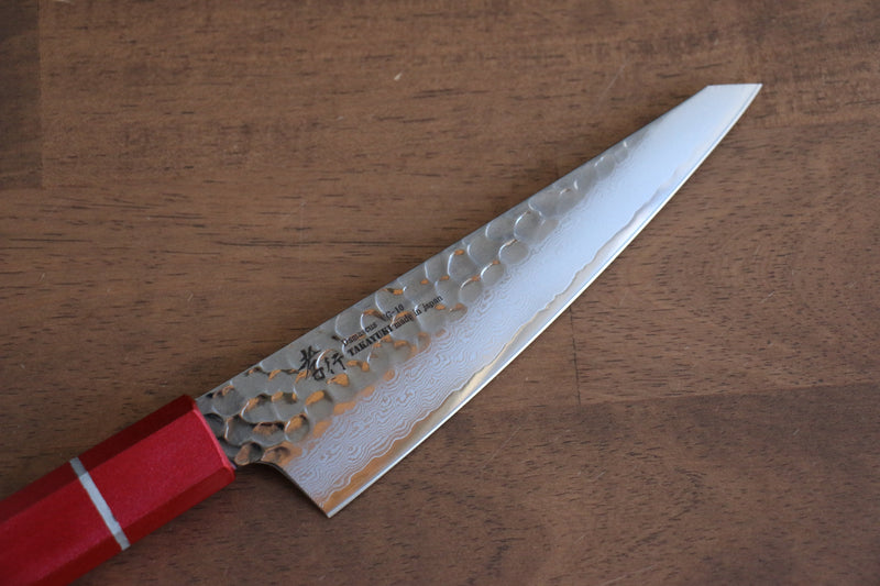 Sakai Takayuki VG10 33 Layer Damascus Sabaki  150mm Live oak Lacquered (Kouseki) Handle - Japannywholesale