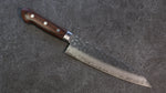 Seisuke Swedish Steel-stn Hammered Gyuto  180mm Mahogany Handle - Japannywholesale