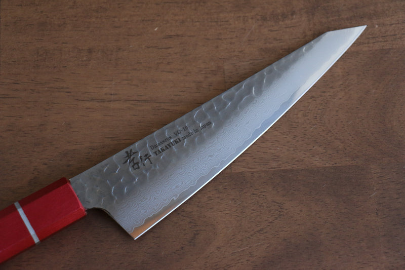 Sakai Takayuki VG10 33 Layer Damascus Sabaki  180mm Live oak Lacquered (Kouseki) Handle - Japannywholesale