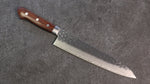 Seisuke Swedish Steel-stn Hammered Gyuto  210mm Mahogany Handle - Japannywholesale