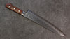 Seisuke Swedish Steel-stn Hammered Gyuto  240mm Mahogany Handle - Japannywholesale