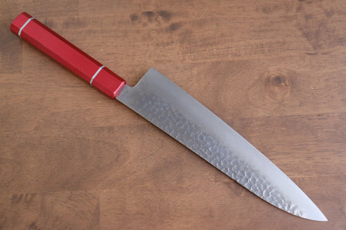 Sakai Takayuki VG10 33 Layer Damascus Gyuto  240mm Live oak Lacquered (Kouseki) Handle - Japannywholesale