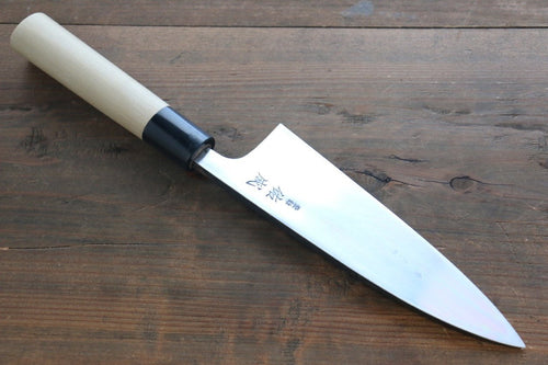 Sukenari White Steel No.2 Kurouchi Hongasumi Deba  Magnolia Handle - Japannywholesale