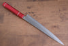 Sakai Takayuki VG10 33 Layer Damascus Sujihiki  240mm Live oak Lacquered (Kouseki) Handle - Japannywholesale