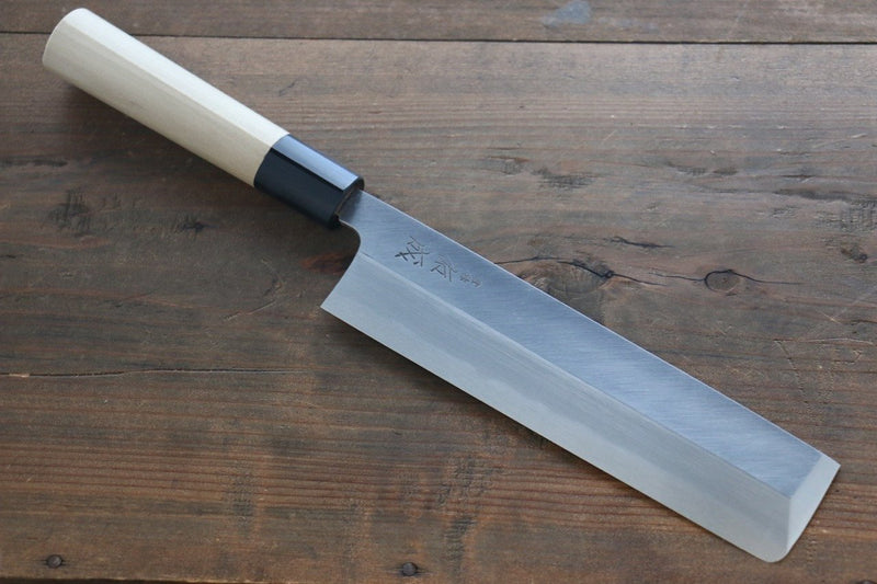 Sukenari White Steel No.2 Hongasumi Usuba  Magnolia Handle - Japannywholesale