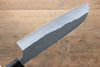 Ogata White Steel No.2  Black Finished Santoku  165mm with Walnut Handle - Japannywholesale