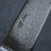 Seisuke Mokusei ZA-18 Mirrored Finish Damascus Gyuto  240mm Brown Pakka wood Handle - Japannywholesale