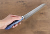 Kunihira VG1 Hammered Santoku  170mm Blue Pakka wood Handle - Japannywholesale