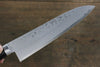 Kunihira Sairyu VG10 Damascus Gyuto  180mm Pakka wood Handle - Japannywholesale