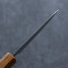 Seisuke Tsukikage AUS10 Migaki Finished Hammered Damascus Petty-Utility  80mm Oak Handle - Japannywholesale