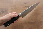 Seisuke PRO-J VG10 Hammered Gyuto  200mm Black Micarta Handle - Japannywholesale