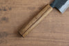 Kyohei  Shindo Blue Steel Black Finished Santoku  170mm Live oak Lacquered Handle - Japannywholesale
