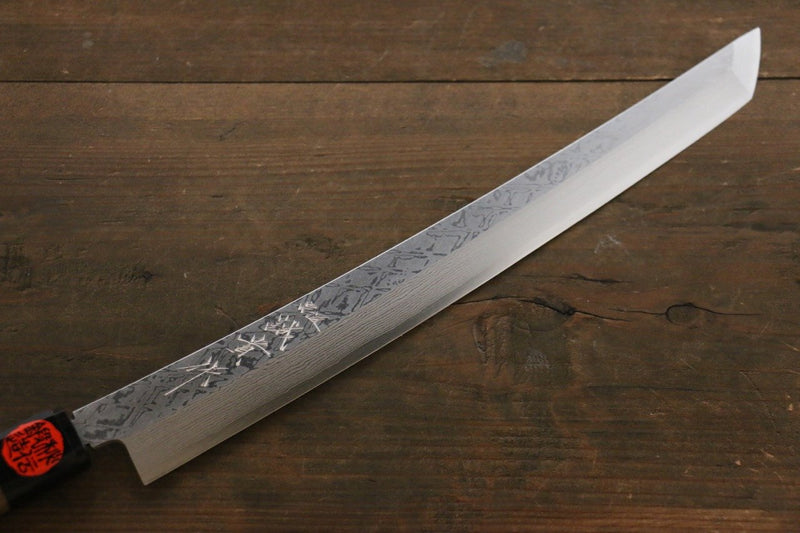 Shigeki Tanaka VG10 Sakimaru Takohiki  300mm Walnut Handle - Japannywholesale