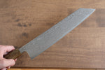 Seisuke Nami AUS10 Mirrored Finish Damascus Kiritsuke  240mm Oak Handle - Japannywholesale