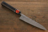 Shigeki Tanaka SG2 Damascus Petty-Utility  150mm Ebony Wood Handle - Japannywholesale