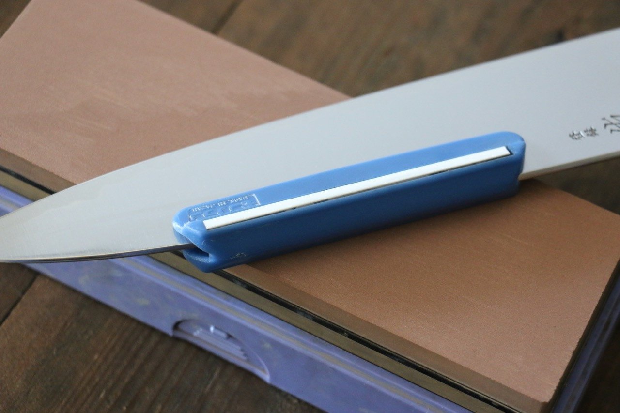 Kitchen knife sharpening holder clip degree adjustment Super Togeru
