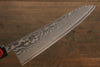 Shigeki Tanaka SG2 Damascus Gyuto  210mm Ebony Wood Handle - Japannywholesale