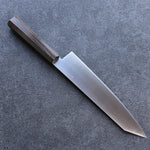 Kanetsune Ichizu VG10 Kiritsuke Gyuto  210mm Brown Pakka wood Handle - Japannywholesale