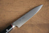 Seisuke Saiun VG10 Damascus Petty-Utility  120mm Black Micarta Handle - Japannywholesale