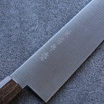 Kanetsune Ichizu VG10 Kiritsuke Gyuto  210mm Brown Pakka wood Handle - Japannywholesale