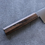 Kanetsune Ichizu VG10 Kiritsuke Gyuto  210mm Brown Pakka wood Handle - Japannywholesale