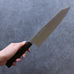 Kanetsune Ichizu VG10 Kiritsuke Gyuto  210mm Brown Pakka wood Handle - Japannywholesale