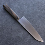 Kanetsune Ichizu VG10 Santoku  180mm Brown Pakka wood Handle - Japannywholesale