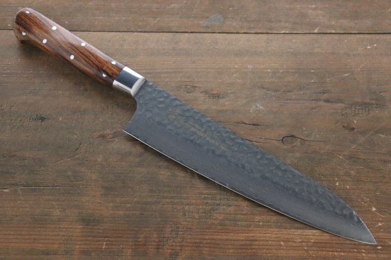 Sakai Takayuki VG10 33 Layer Damascus Gyuto  210mm Desert Ironwood(Sugihara model) Handle - Japannywholesale